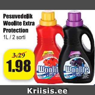 Allahindlus - Pesuvedelik Woolite Extra Protection