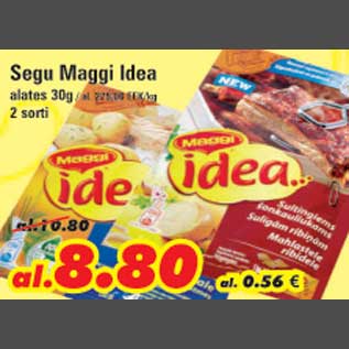 Allahindlus - Segu Maggi Idea