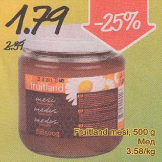 Allahindlus - Fruitland mesi, 500 g