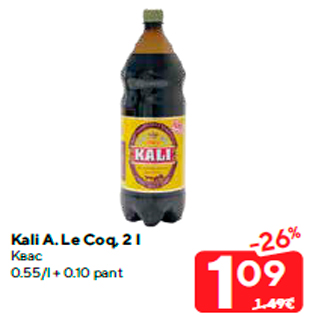 Allahindlus - Kali A. Le Coq, 2 l