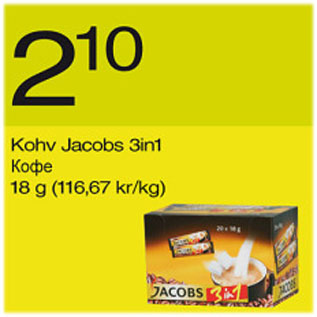 Allahindlus - Kohv Jacobs 3in1