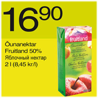 Allahindlus - Õunanektar Fruitland 50%