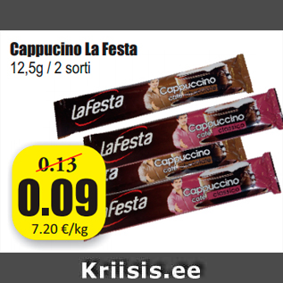 Allahindlus - Cappucino La Festa
