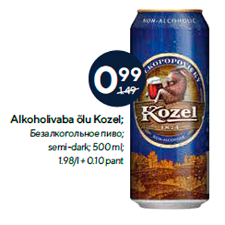 Allahindlus - Alkoholivaba õlu Kozel