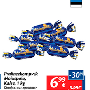 Allahindlus - Pralineekompvek Maiuspala, Kalev, 1 kg