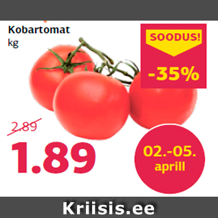 Allahindlus - Kobartomat kg