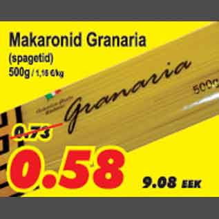Скидка - Макароны