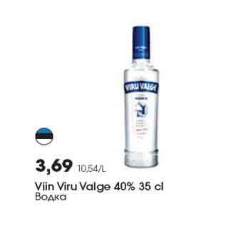 Allahindlus - Viin Viru Valge 40% 35 cl