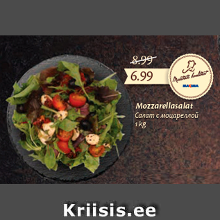 Allahindlus - Mozzarellasalat, 1 kg