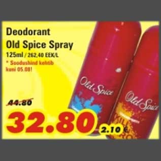 Allahindlus - Deodorant Old Spice Spray