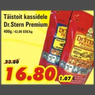 Allahindlus - Täistoit kassidele Dr.Stern Premium