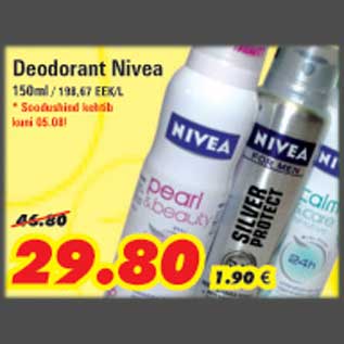 Allahindlus - Deodorant Nivea