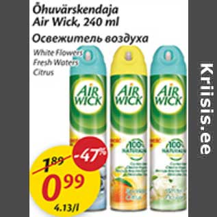 Allahindlus - Õhuvärskendaja Air Wick,