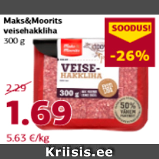 Allahindlus - Maks & Moorits veisehakkliha 300 g