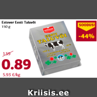 Allahindlus - Estover Eesti Taluvõi 150 g