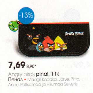 Allahindlus - Аnqrу birds pinal, l tk