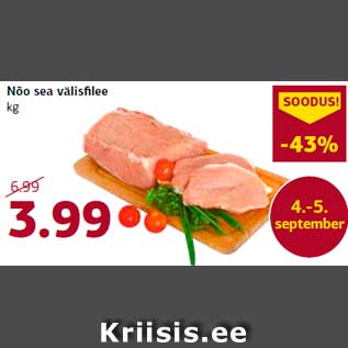 Allahindlus - Nõo sea välisfilee kg
