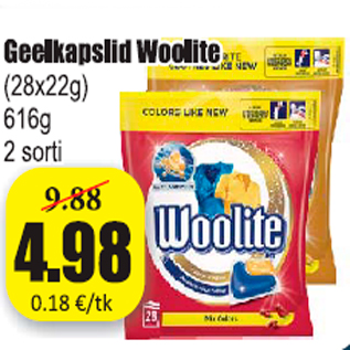 Allahindlus - Geelkapslid Woolite