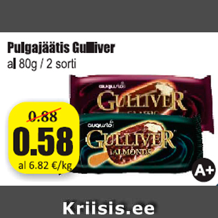 Allahindlus - Pulgajäätis Gulliver