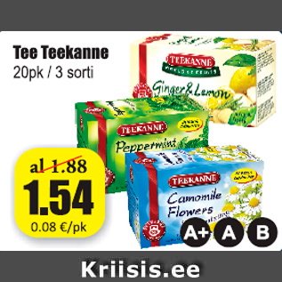 Скидка - Чай Teekanne