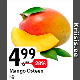 Allahindlus - Mango Osteen kg