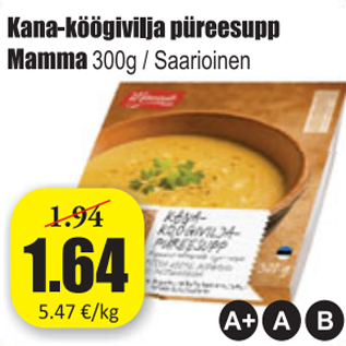 Allahindlus - Kana-küügivilja püreesupp Mamma