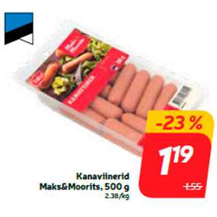 Allahindlus - Kanaviinerid Maks&Moorits, 500 g