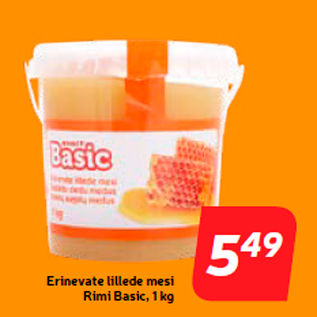Allahindlus - Erinevate lillede mesi Rimi Basic, 1 kg
