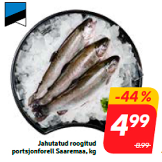 Allahindlus - Jahutatud roogitud portsjonforell Saaremaa, kg