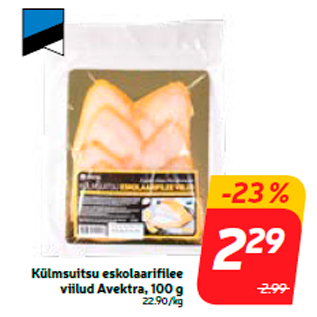 Allahindlus - Külmsuitsu eskolaarifilee viilud Avektra, 100 g