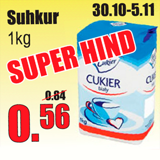 Allahindlus - Suhkut 1 kg