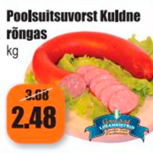 Allahindlus - Poolsuitsuvorst Kuldne rõngas kg