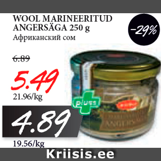 Allahindlus - WOOL MARINEERITUD ANGERSÄGA 250 g