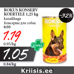 Скидка - Консервы для собак