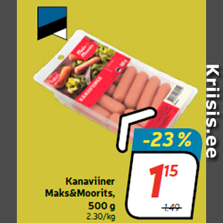 Allahindlus - Kanaviiner Maks&Moorits, 500 g