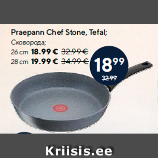 Allahindlus - Praepann Chef Stone, Tefal