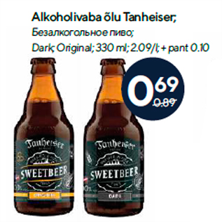 Allahindlus - Alkoholivaba õlu Tanheiser
