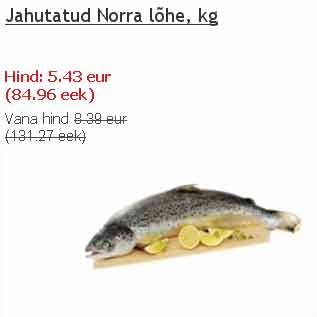 Скидка - Норвежский лосось