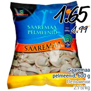 Allahindlus - Saaremaa pelmeenid, 600 g