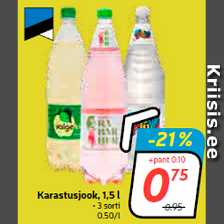 Allahindlus - Karastusjook, 1,5 l