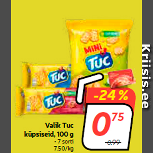 Allahindlus - Valik Tuc küpsiseid, 100 g