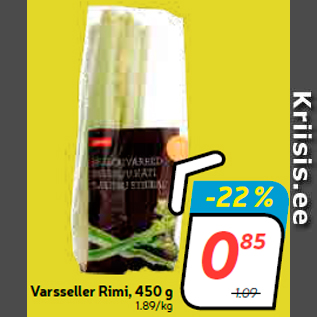 Allahindlus - Varsseller Rimi, 450 g