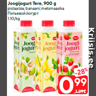 Allahindlus - Joogijogurt Tere, 900 g