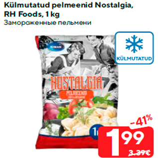 Allahindlus - Külmutatud pelmeenid Nostalgia, RH Foods, 1 kg