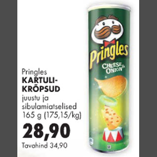 Allahindlus - Pringles Kartuli krõpsud