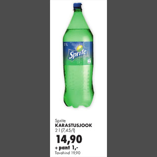 Allahindlus - Sprite karastusjook
