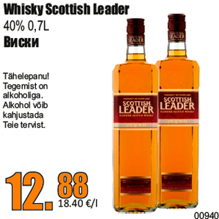 Allahindlus - Whisky Scottish Leader