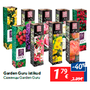 Скидка - Саженцы Garden Guru