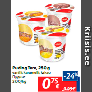 Allahindlus - Puding Tere, 250 g