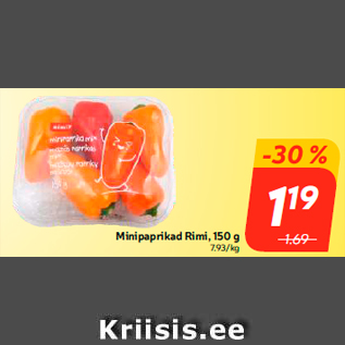 Скидка - Мини-паприка Rimi, 150 г